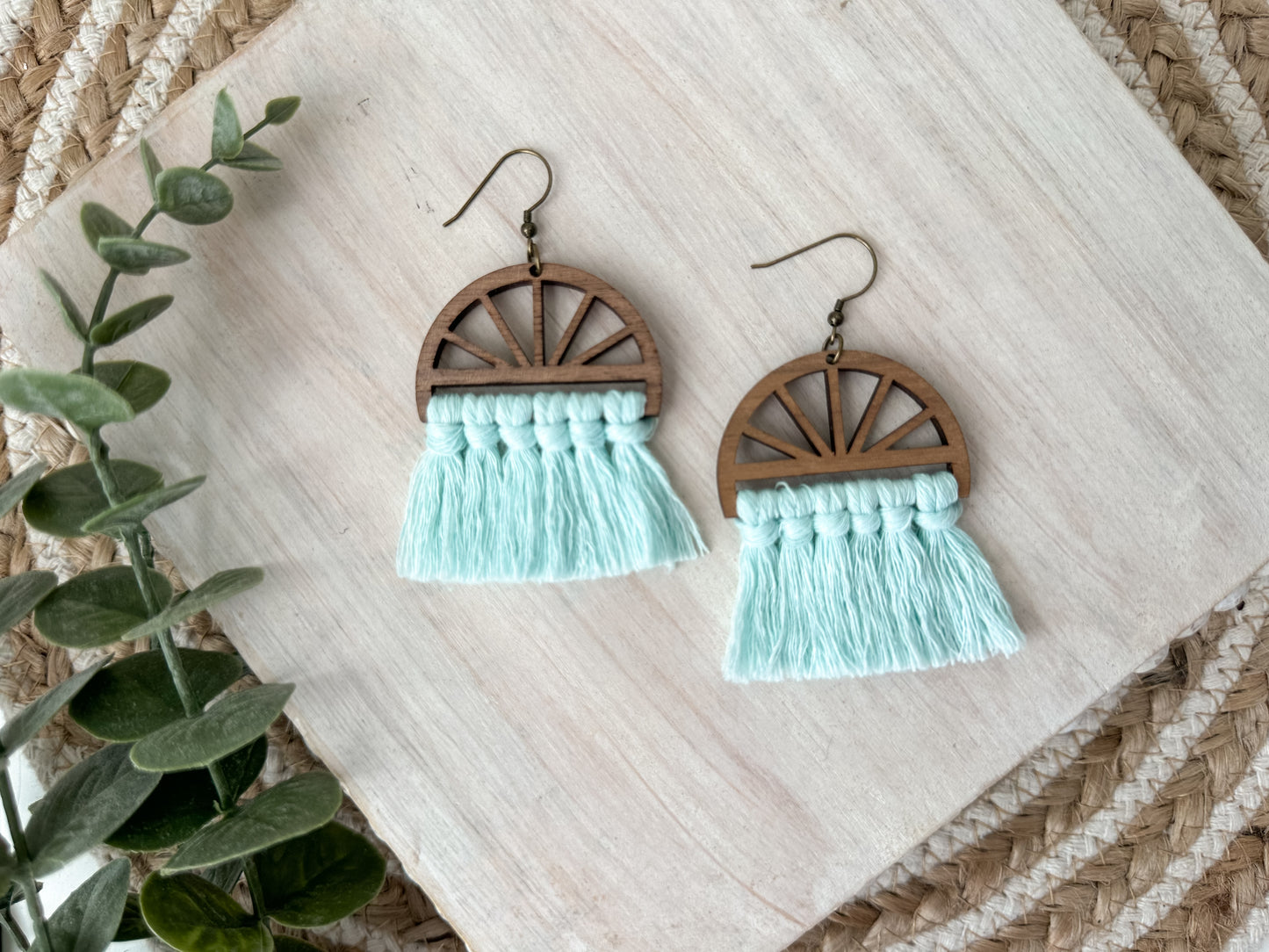 Window Pane Macramé (multiple colors available)