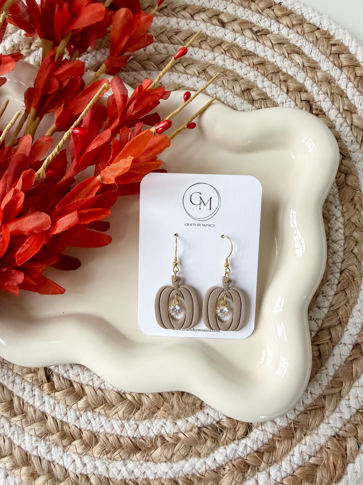 Cutout Pumpkins without cubic zirconia piece