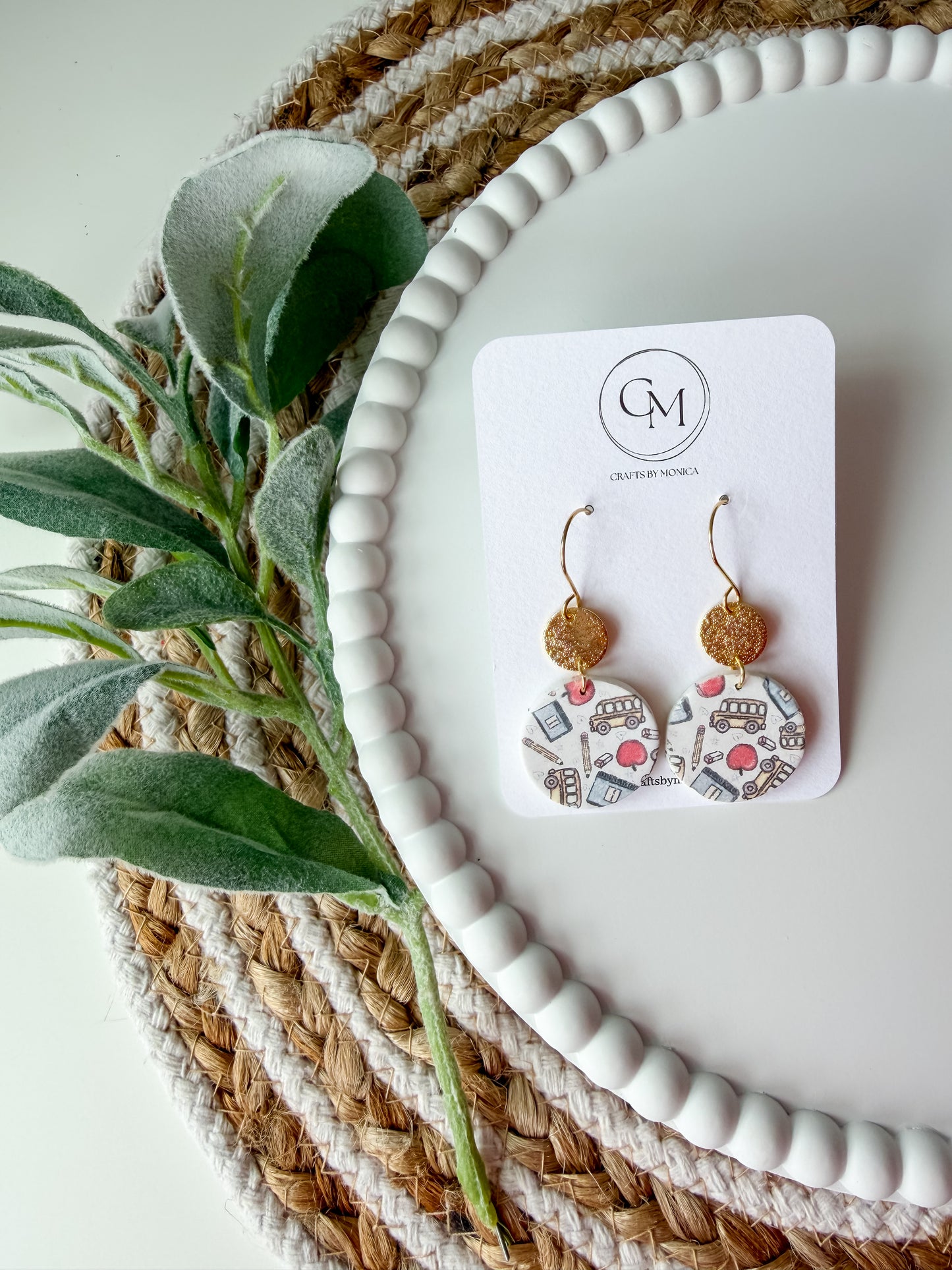 Clay Magnolia Hoops