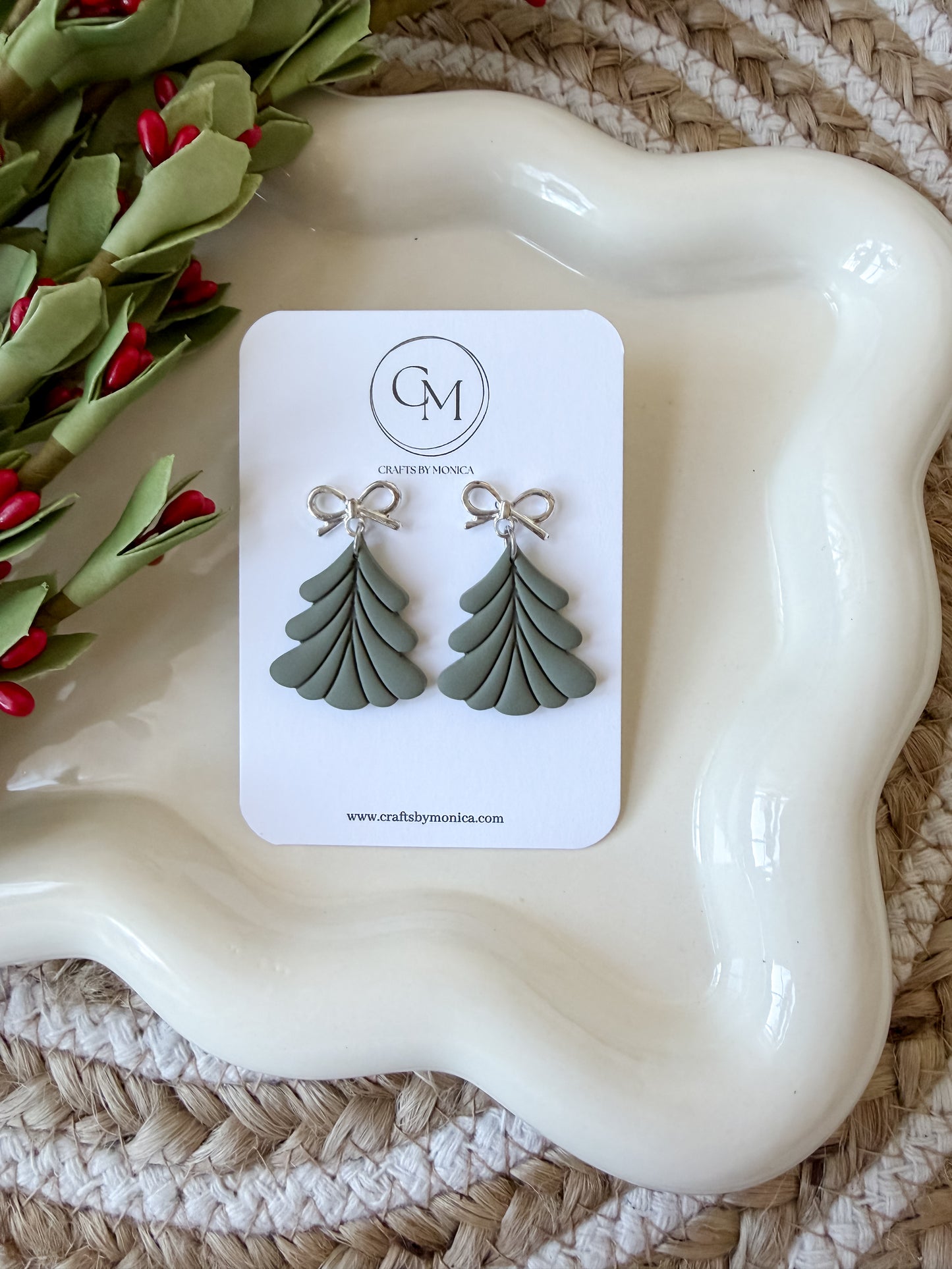 Clay Christmas Trees