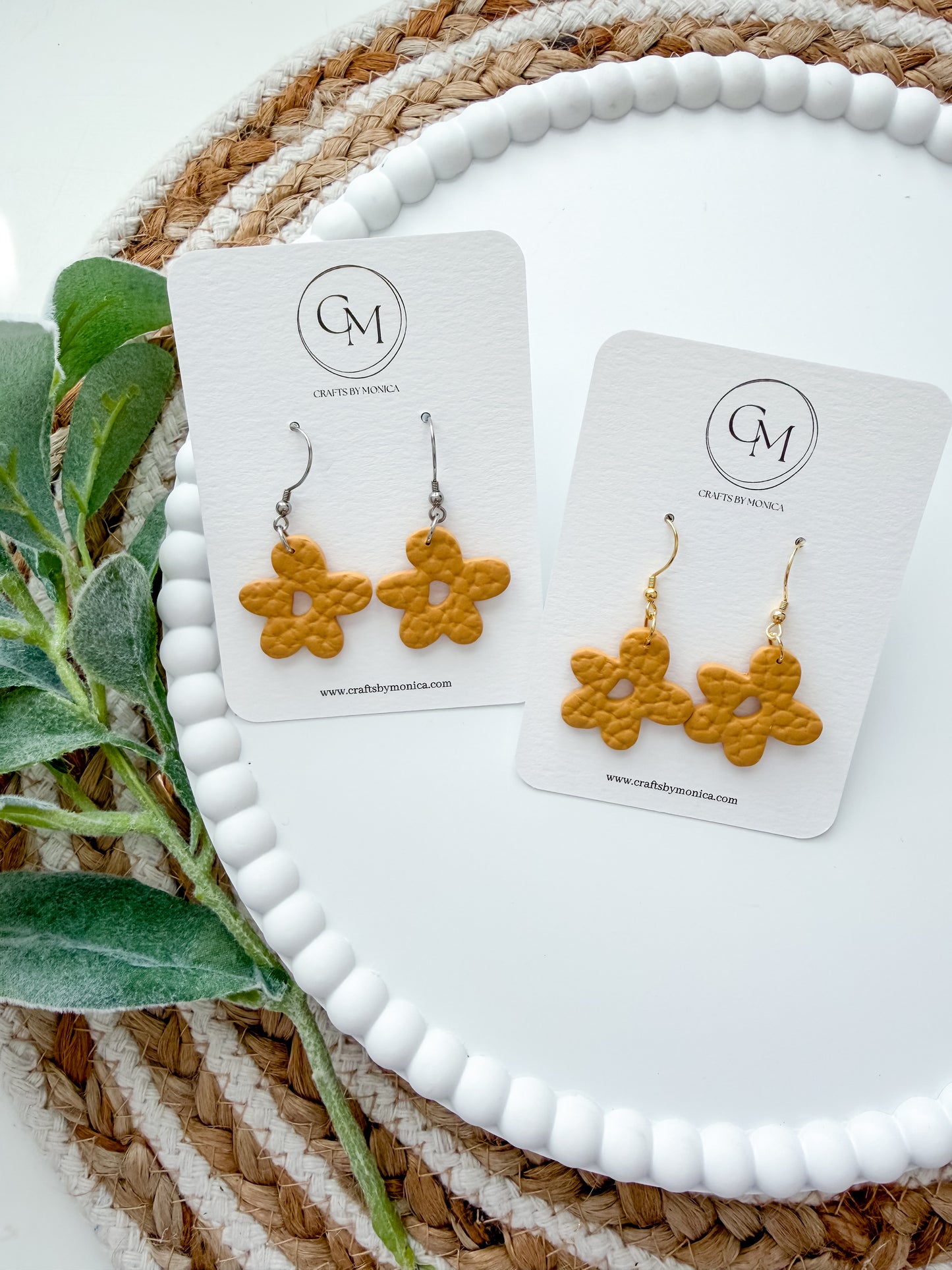 Boho Floral Dangles