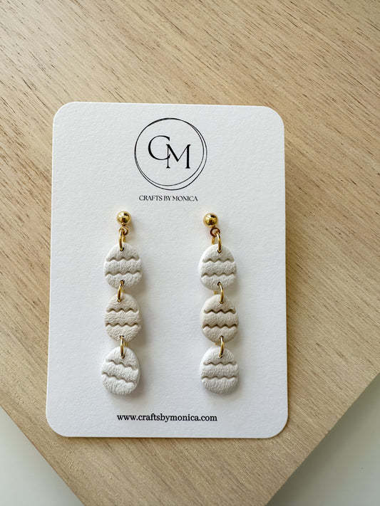 Egg Ball Post Stud Dangles