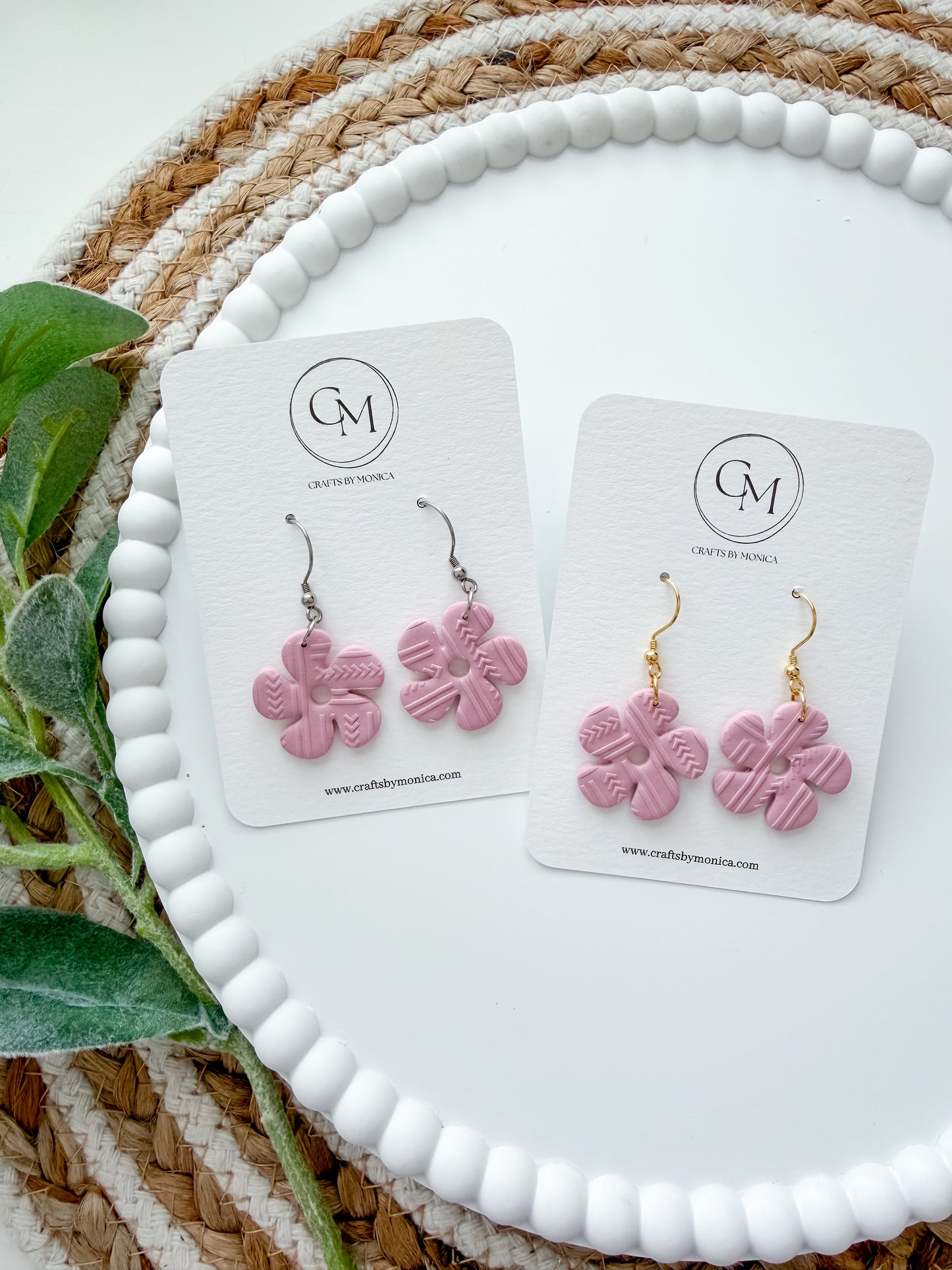 Hippie Flower Dangles