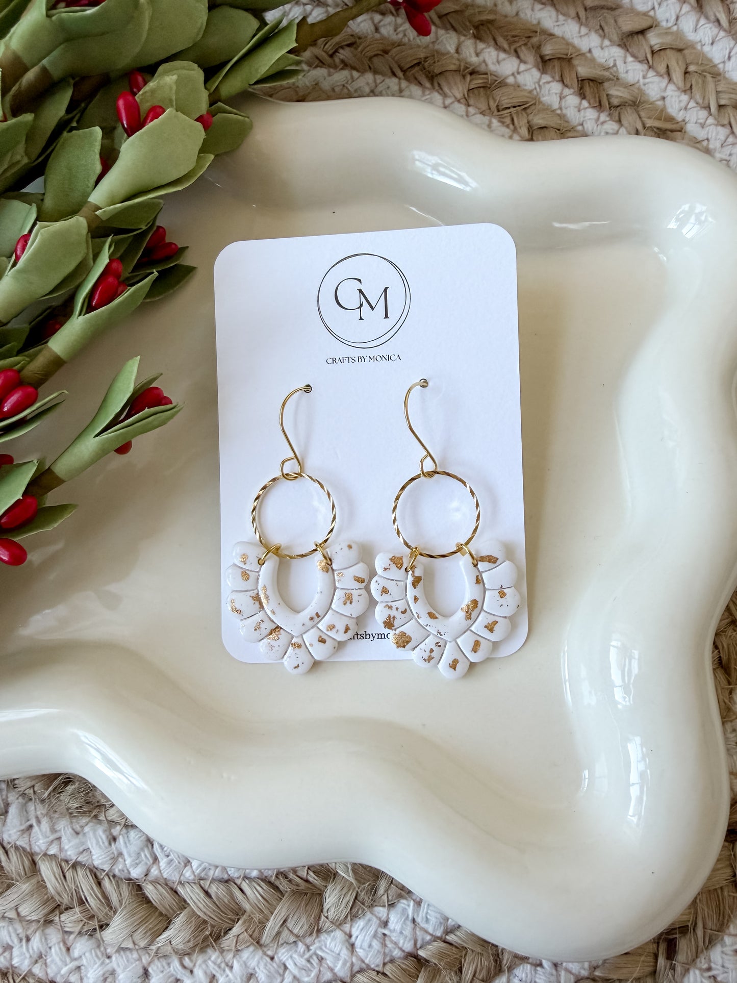 Clay V-Bubble Dangles (multiple colors available)