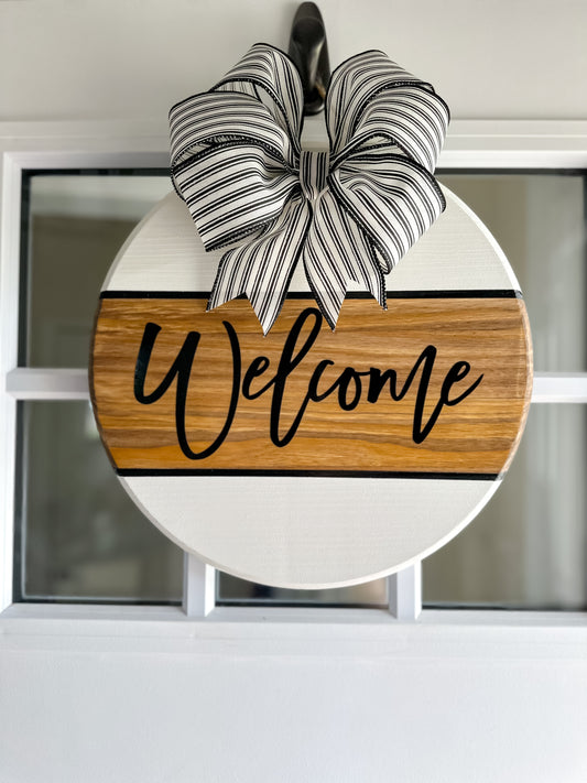 Farmhouse Welcome Sign