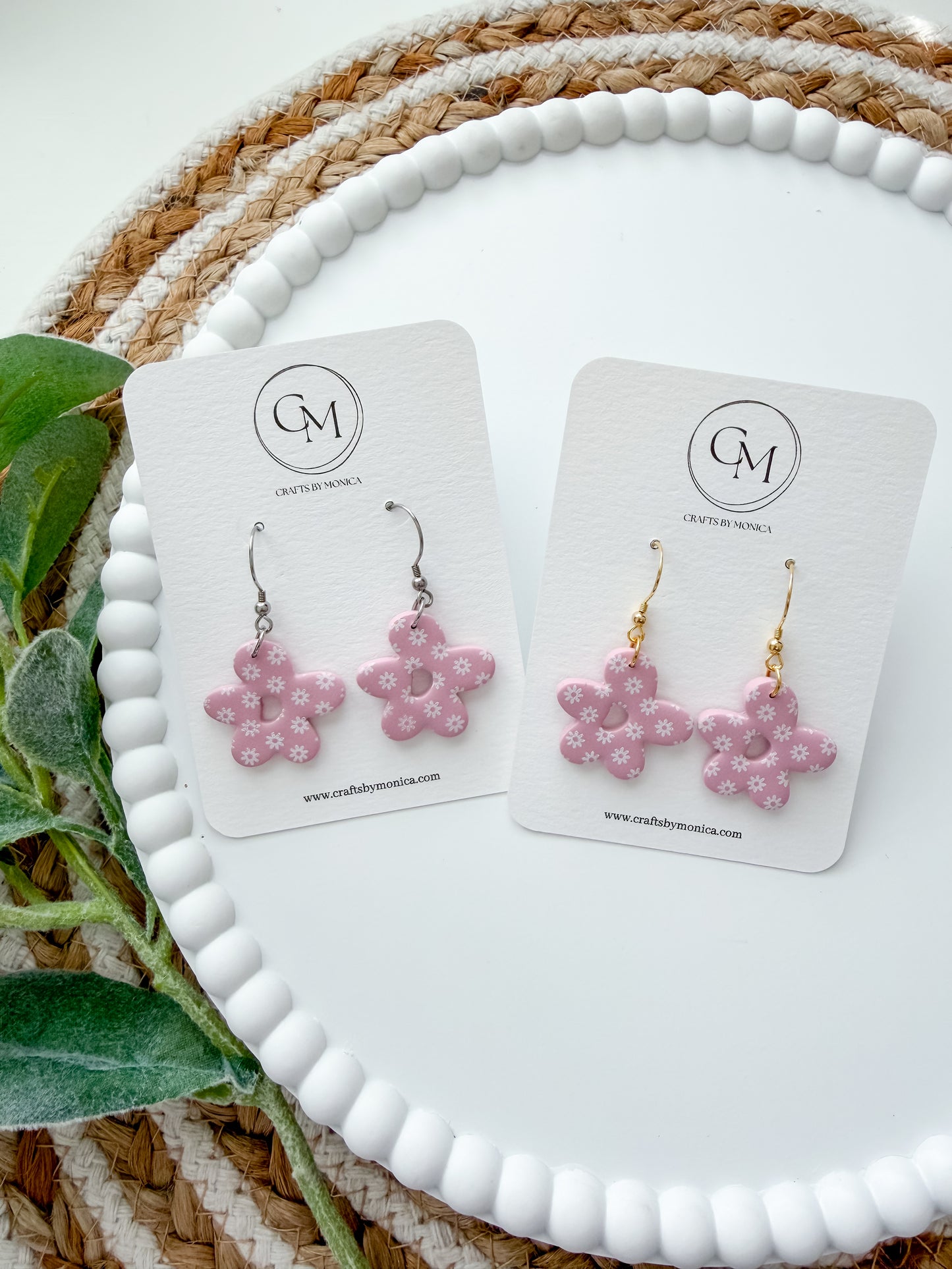 Boho Floral Dangles
