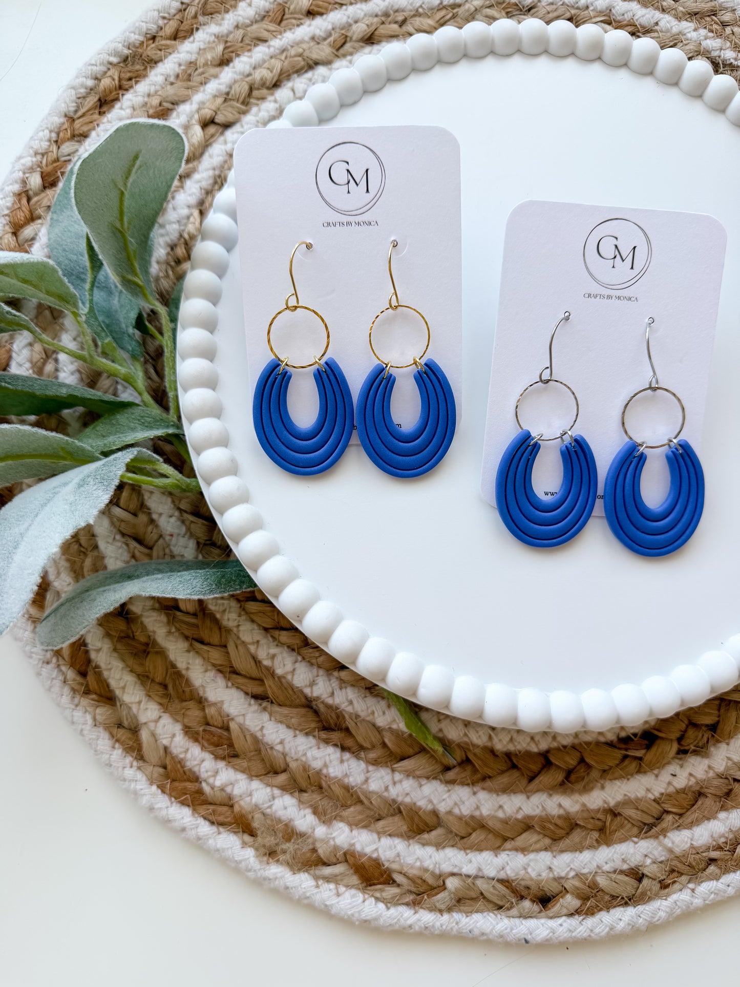 Clay Horseshoe Dangles