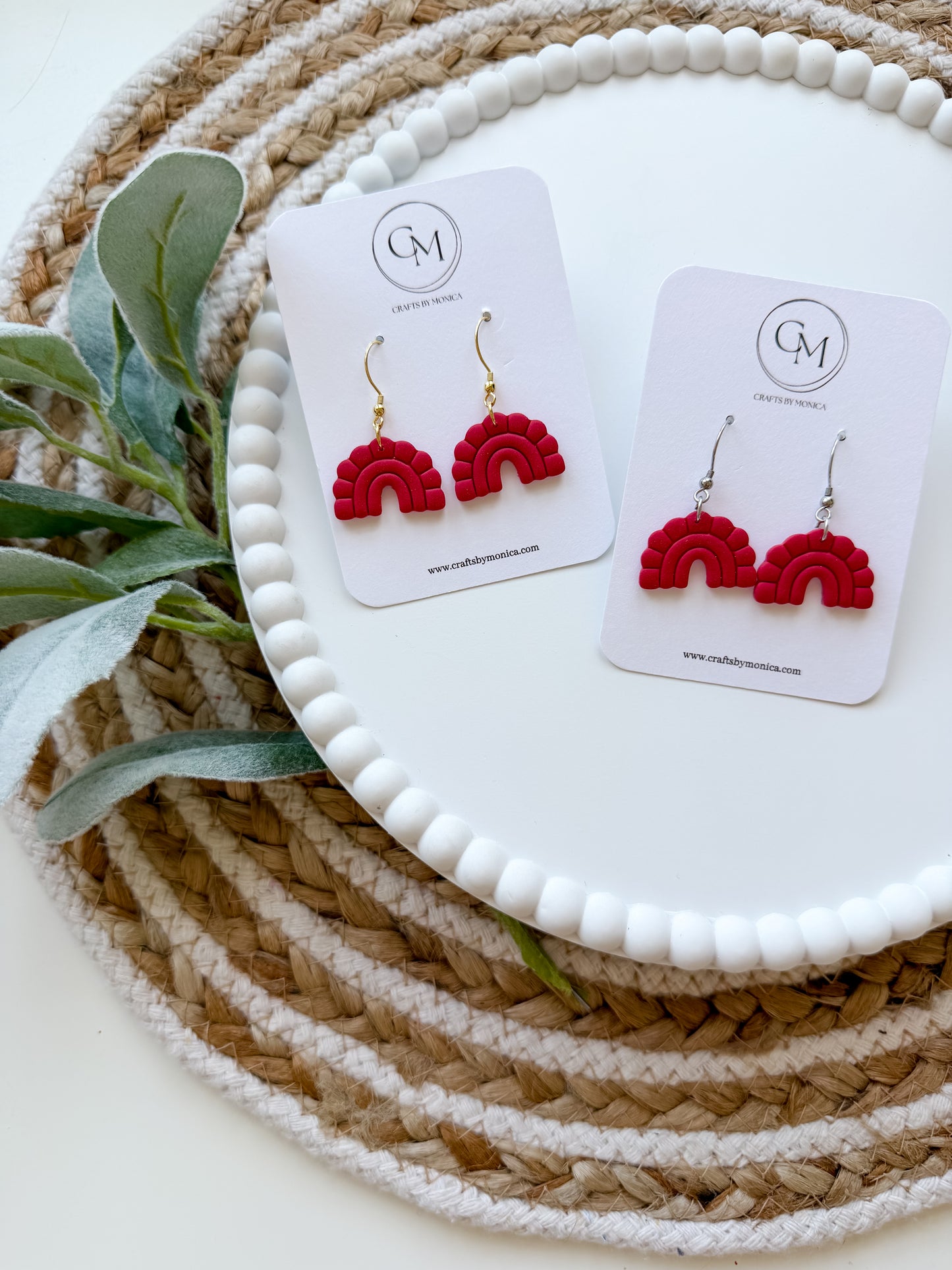 Clay Scalloped Arches