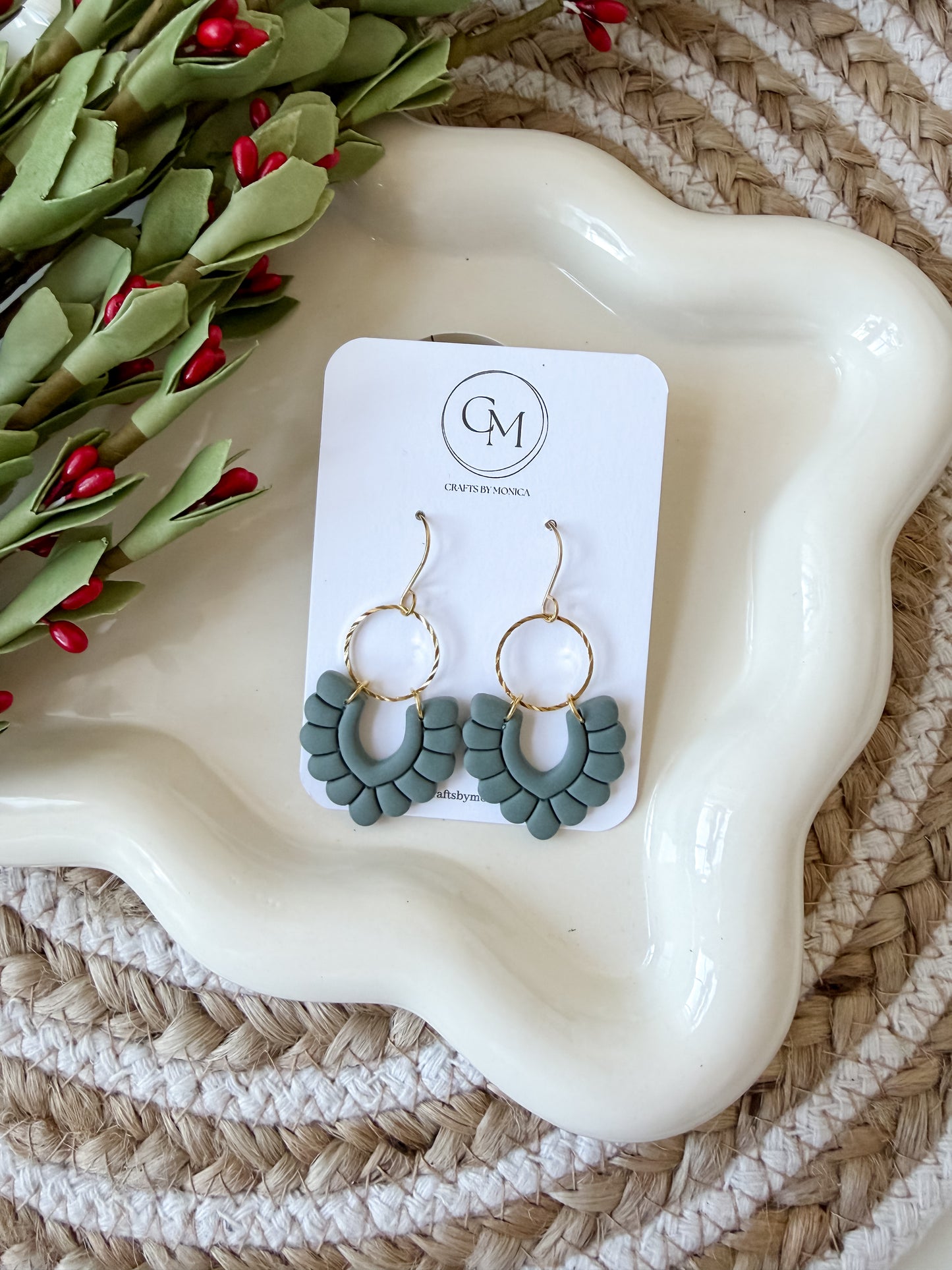 Clay V-Bubble Dangles (multiple colors available)