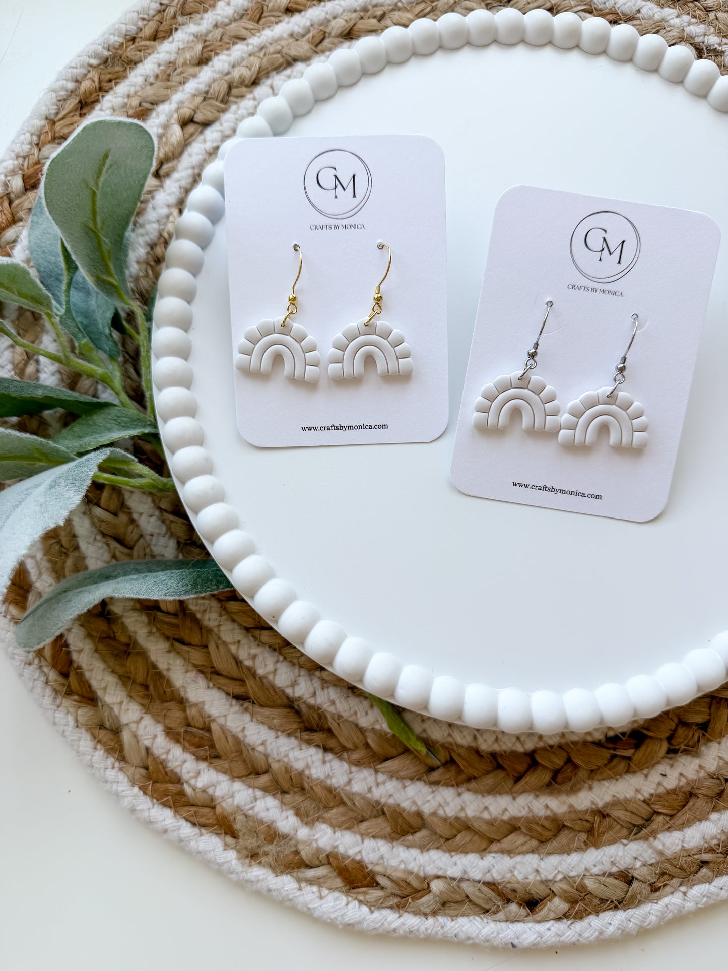 Clay Scalloped Arches