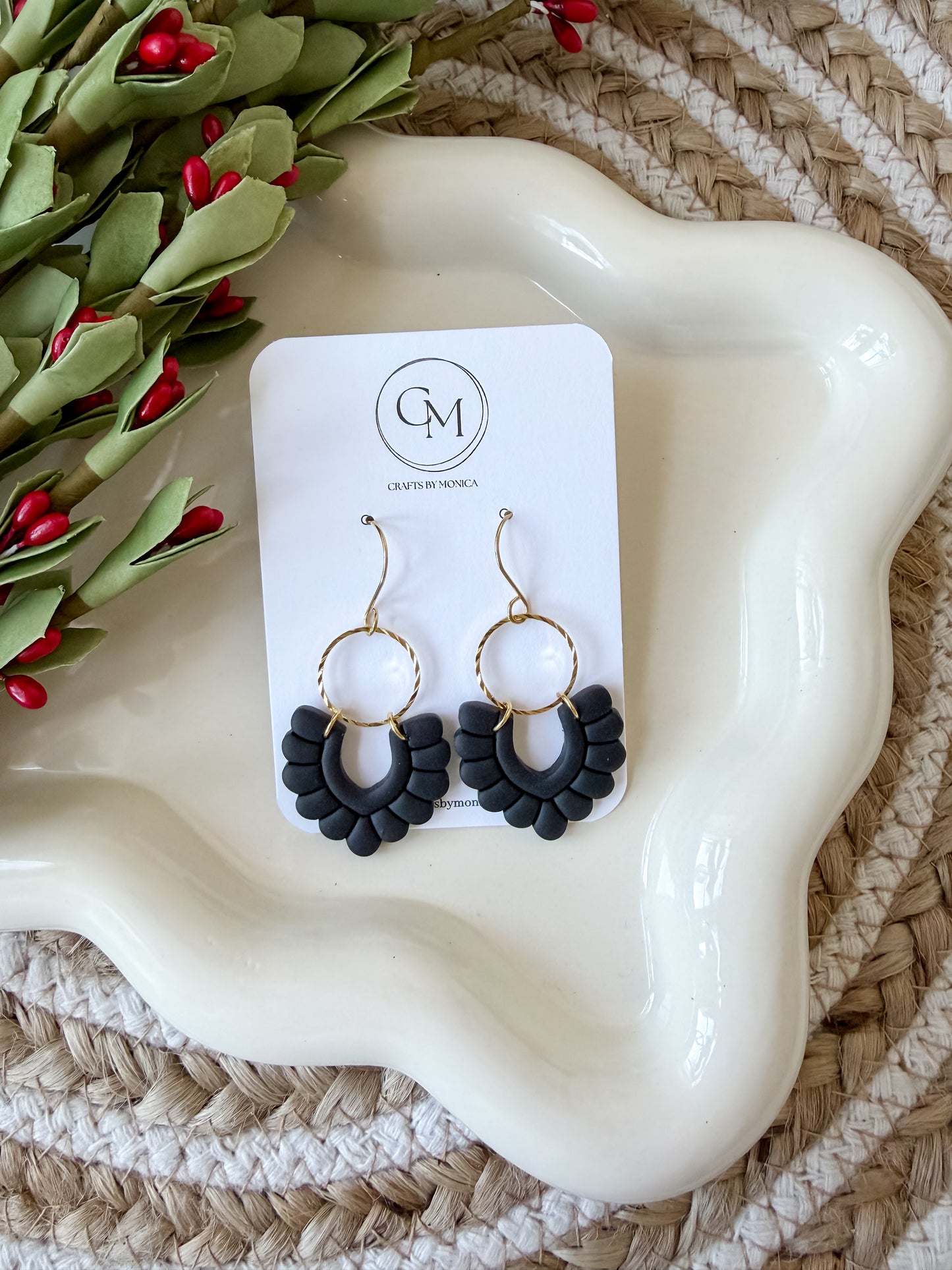 Clay V-Bubble Dangles (multiple colors available)