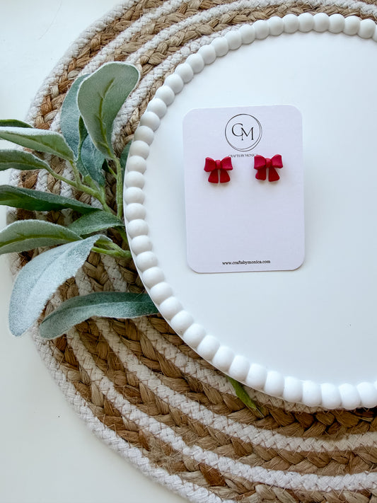 Clay 3D Bow Studs