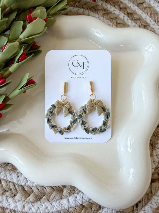 Clay Christmas Wreath