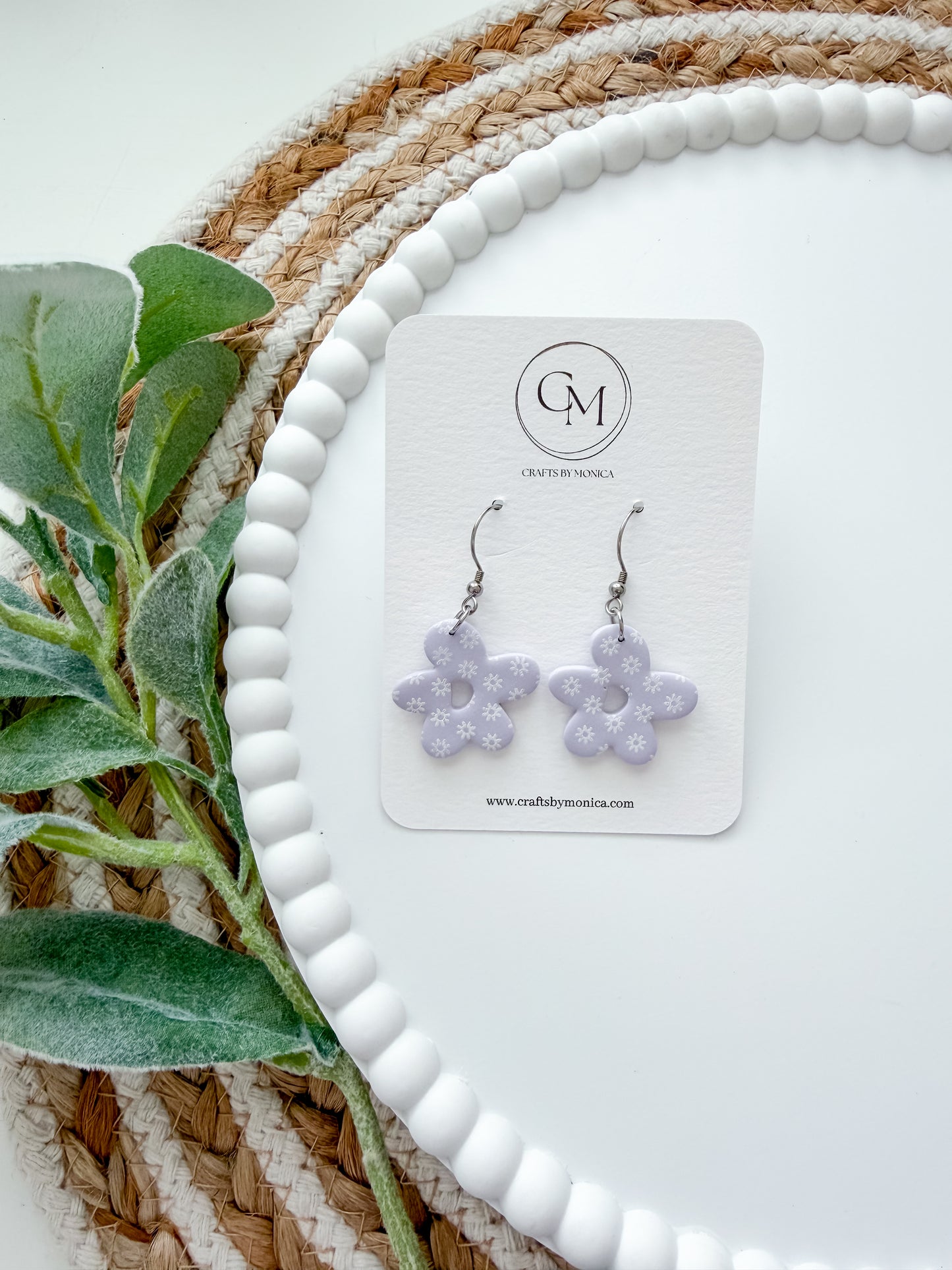 Boho Floral Dangles