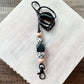 Beaded Lanyard (multiple colors and prints available)