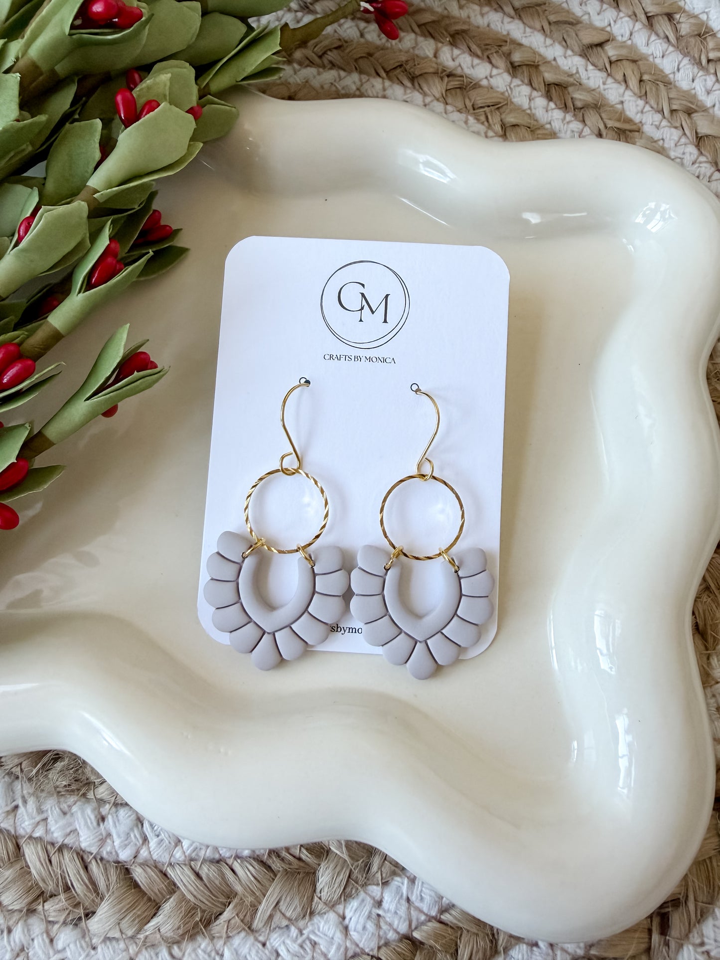 Clay V-Bubble Dangles (multiple colors available)