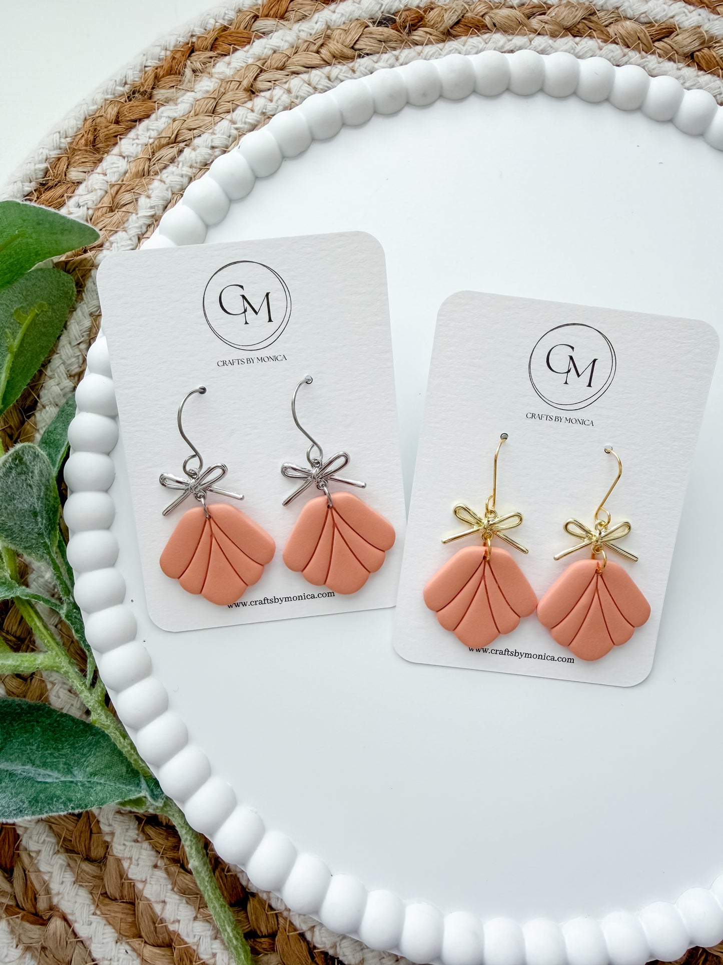 Clay Shell Dangle
