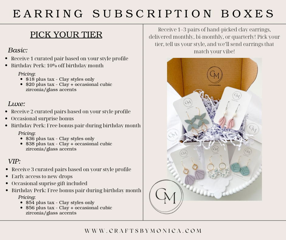 Earring Subscription Boxes Luxe