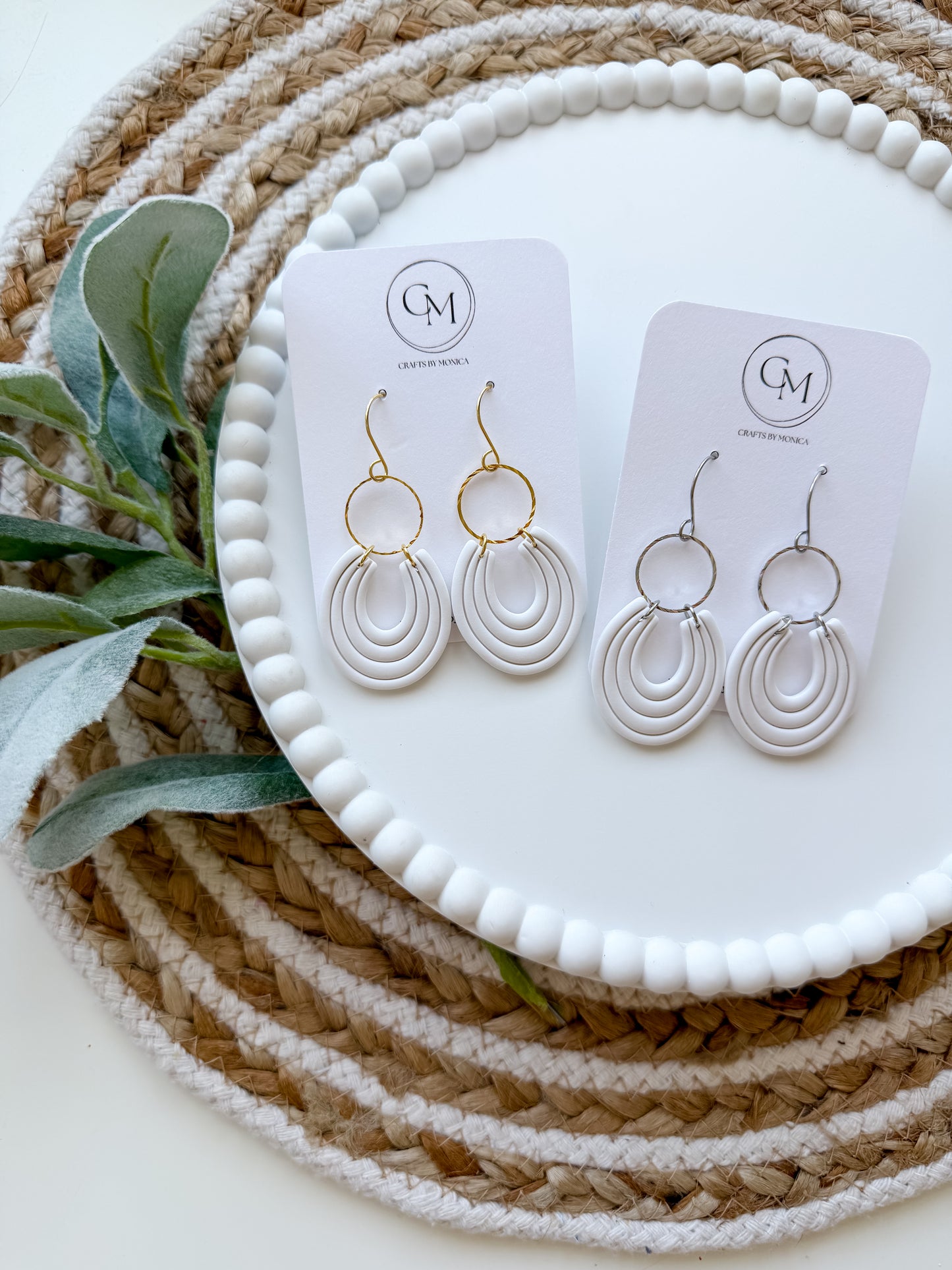 Clay Horseshoe Dangles