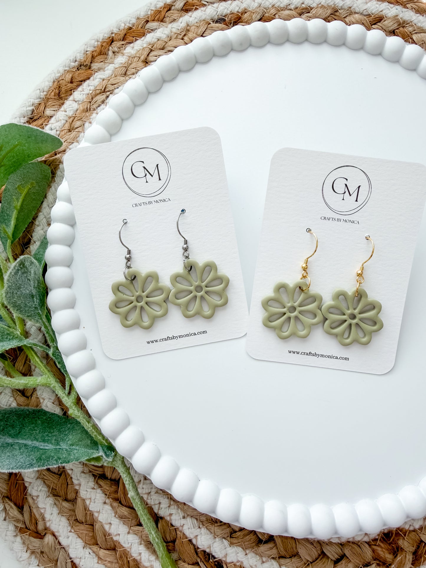 Hollow Flower Dangles