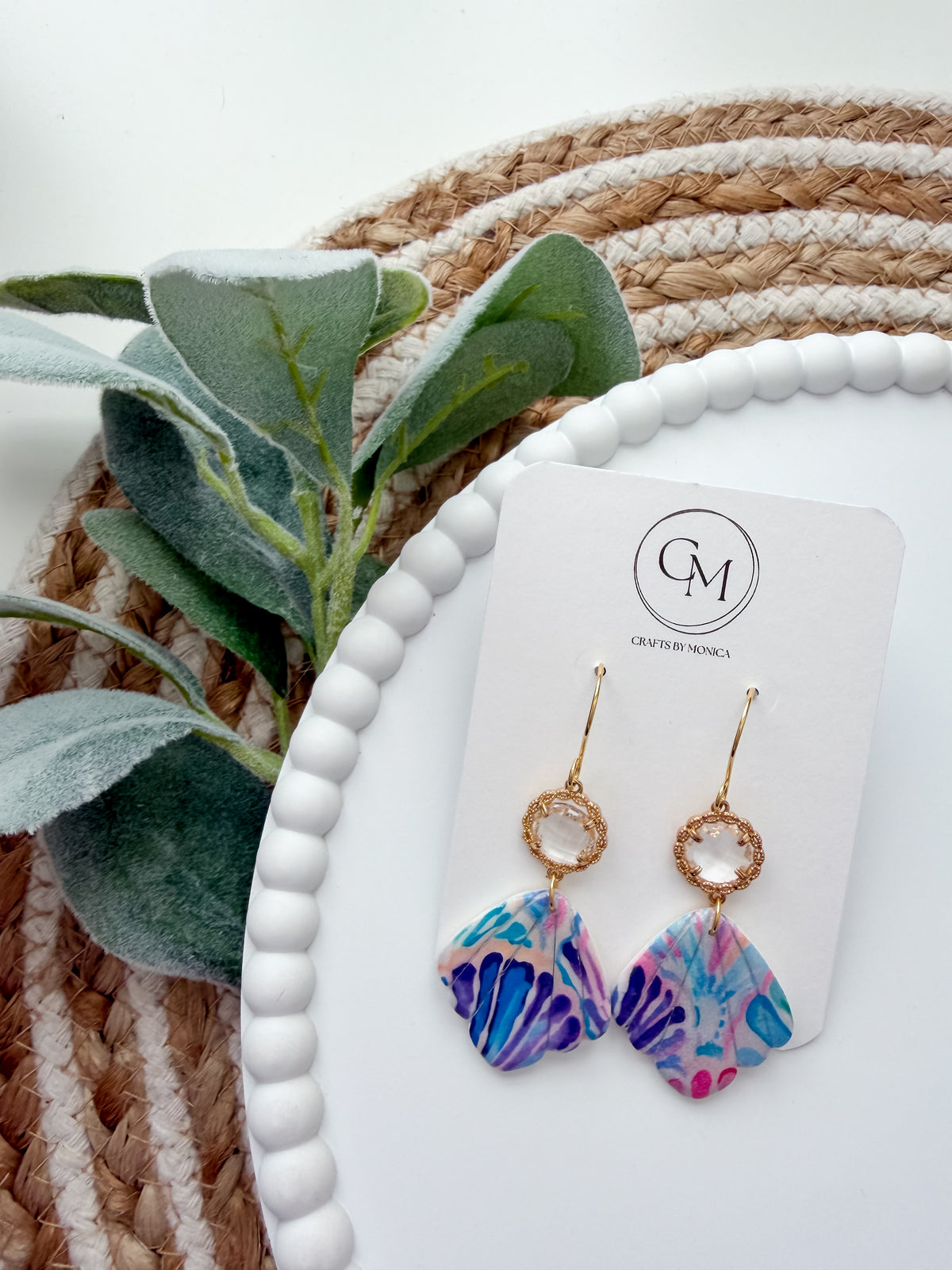 Clay Shell Dangle