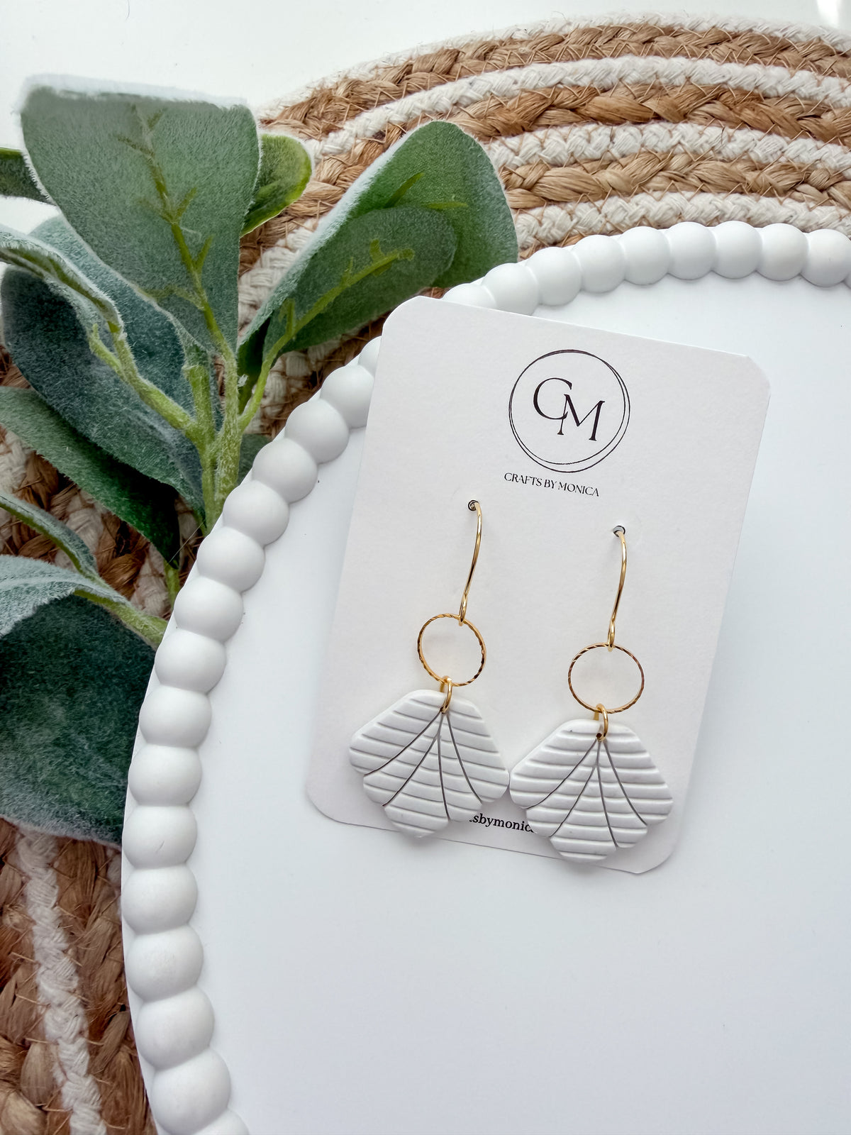 Clay Shell Dangle
