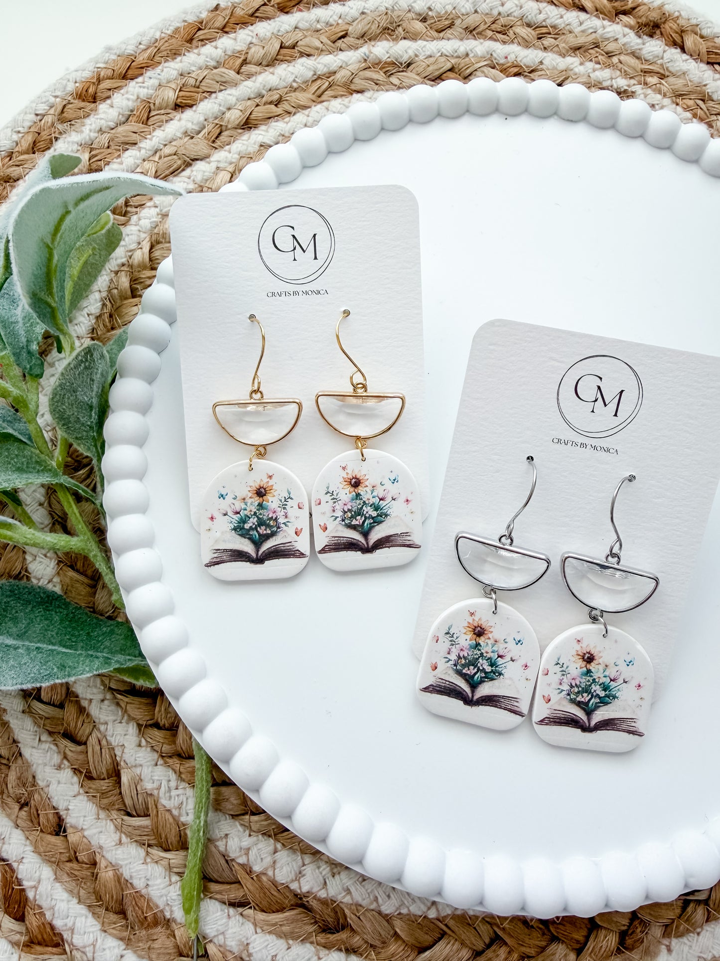 Clay Book Dangles
