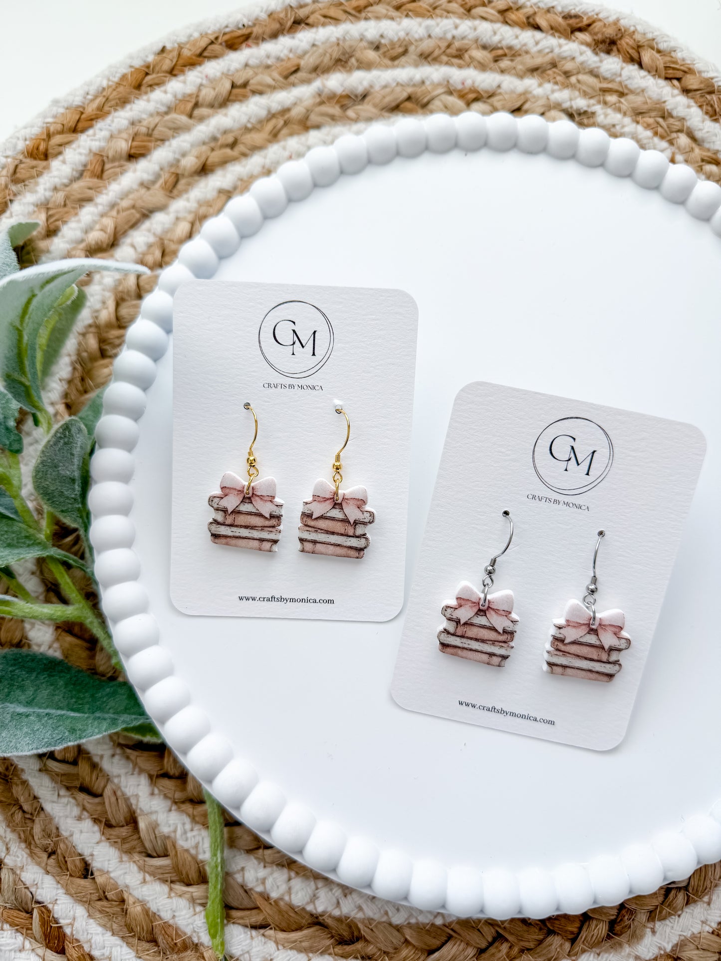 Clay Book Dangles