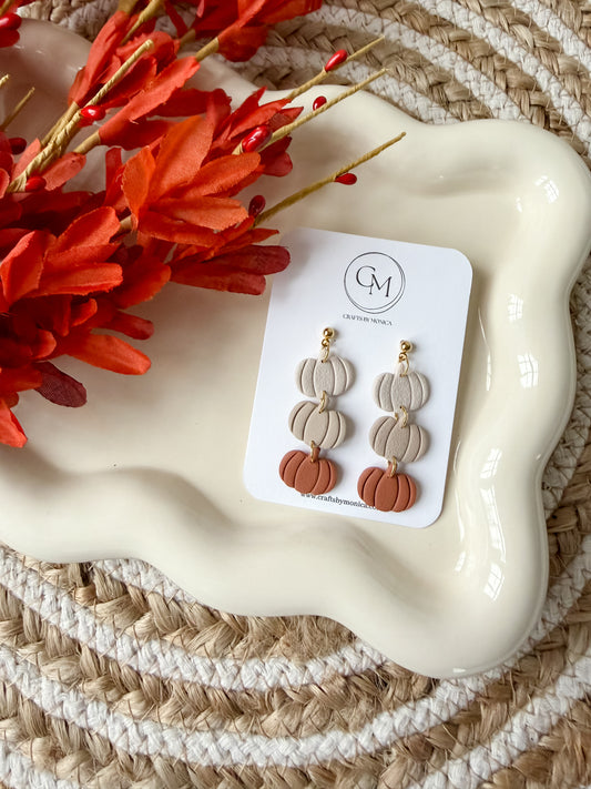 3-Tier Pumpkin Dangles