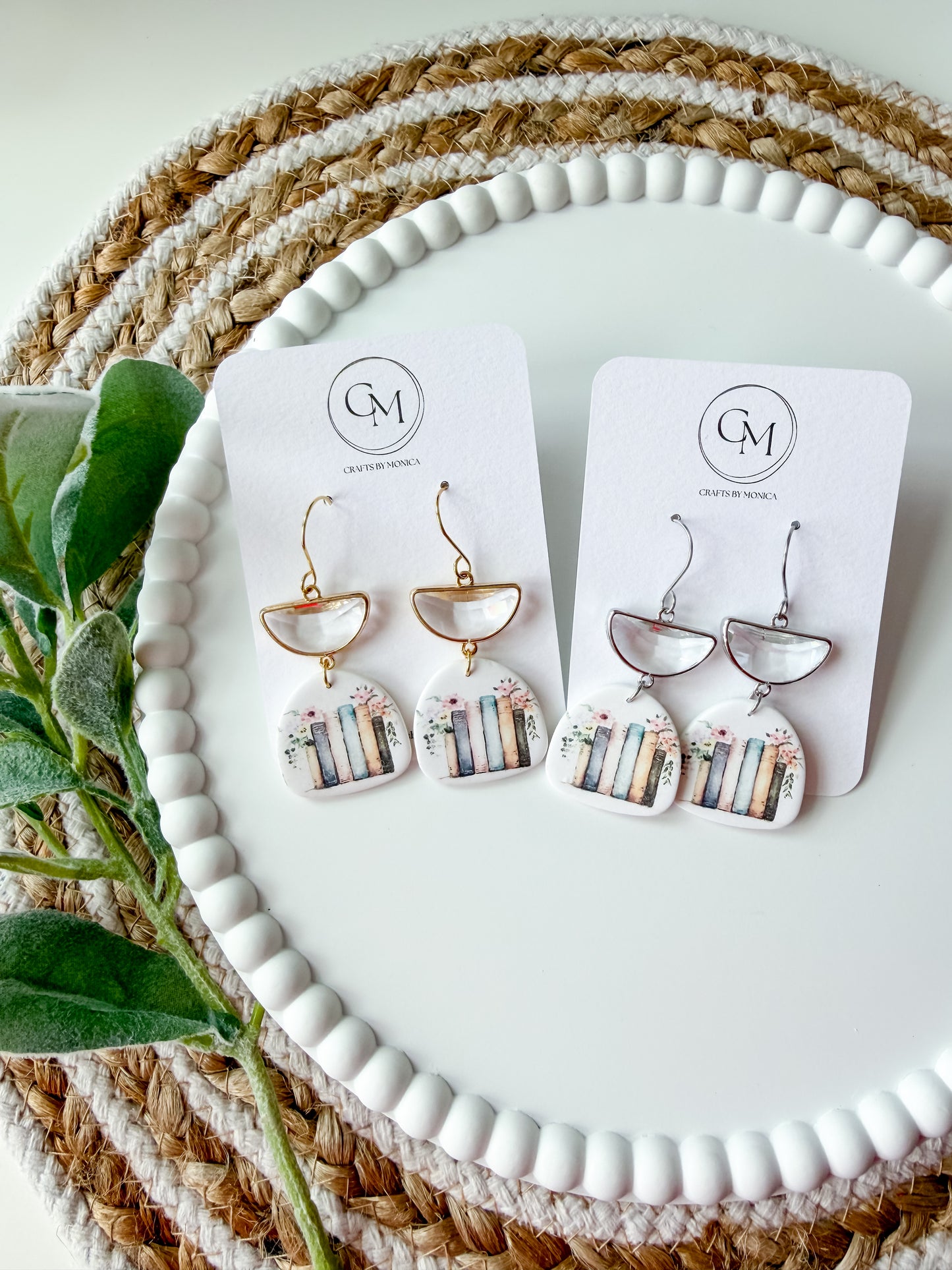 Clay Book Dangles