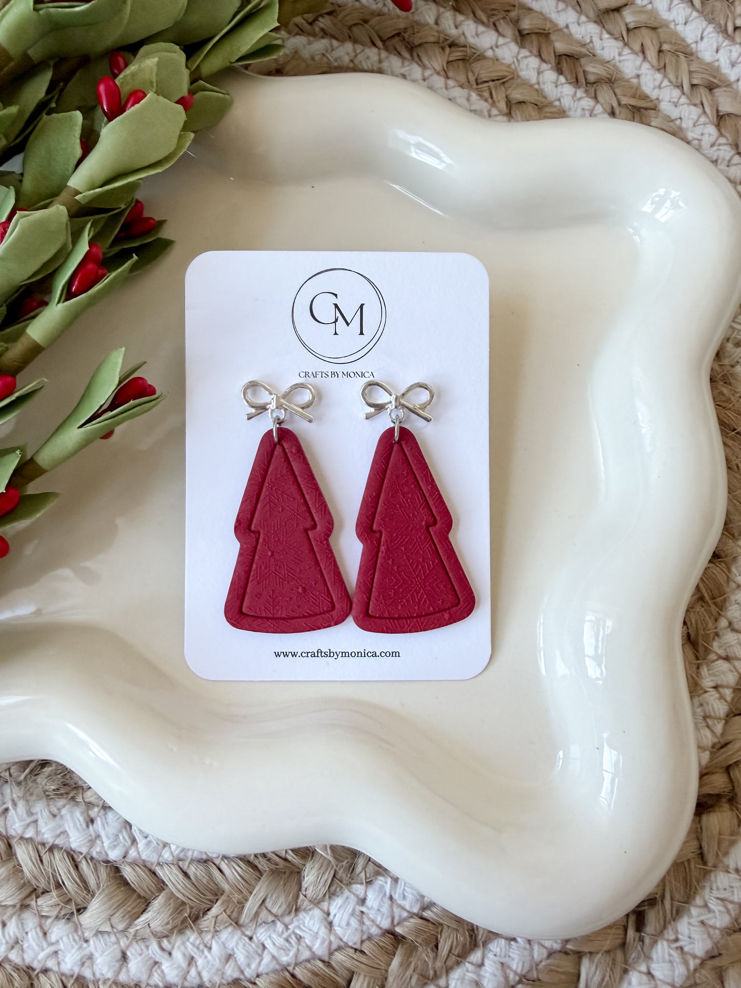 Clay Christmas Trees