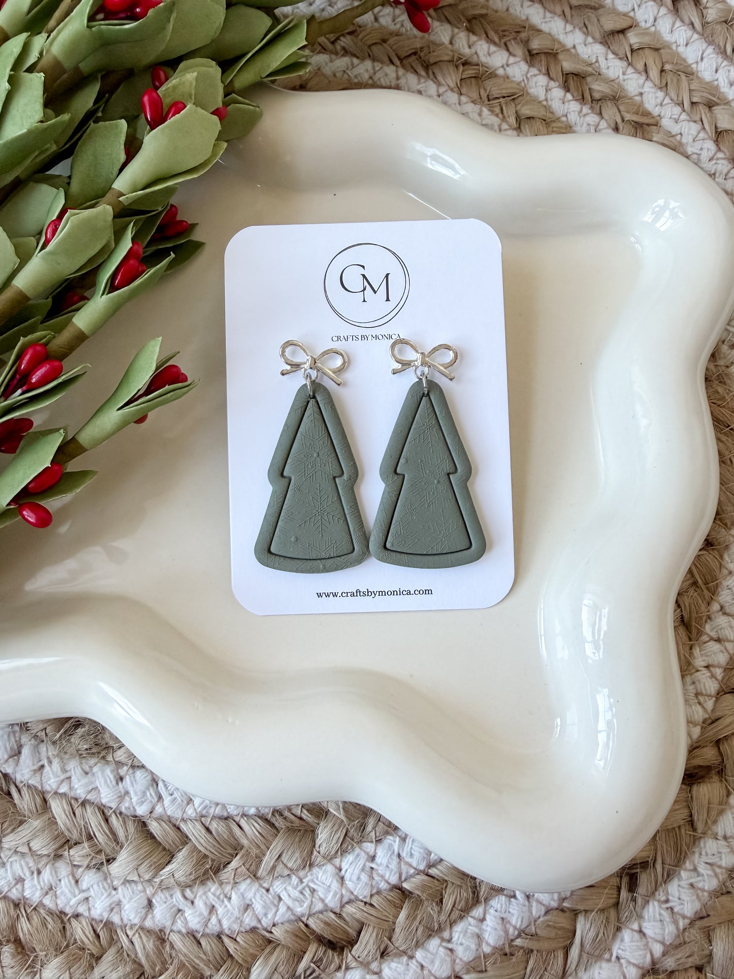 Clay Christmas Trees