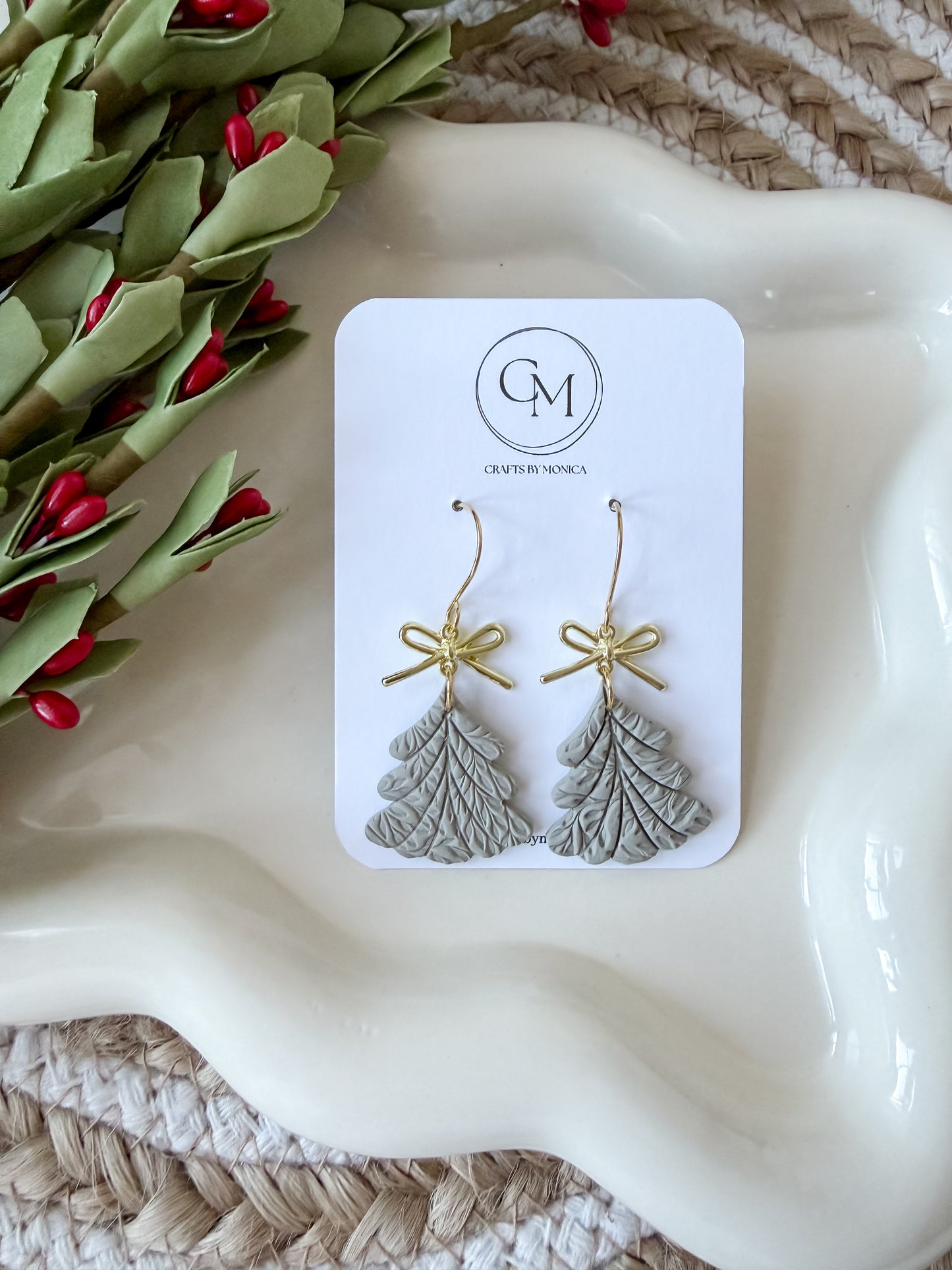 Clay Christmas Trees