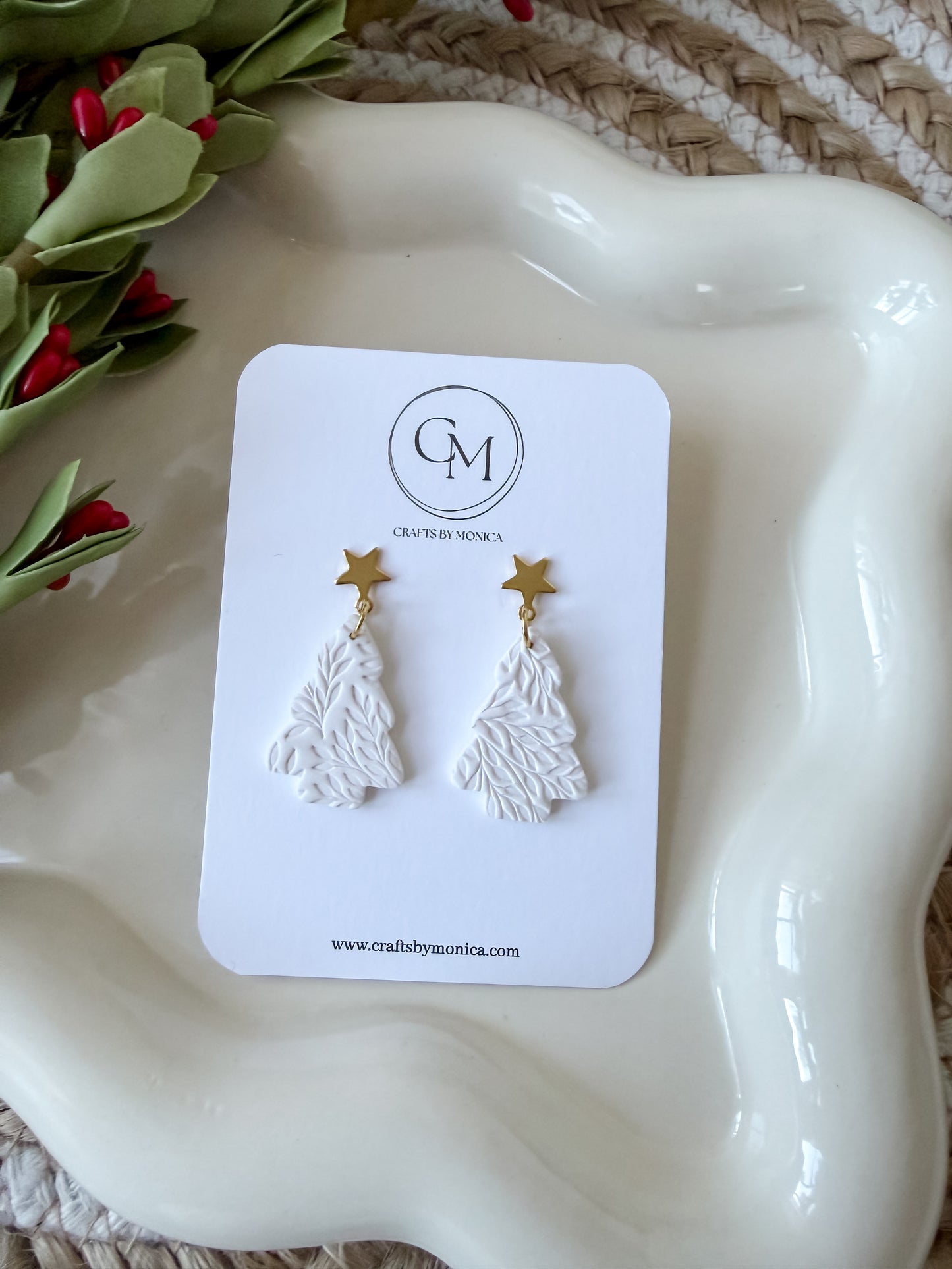 Clay Christmas Trees