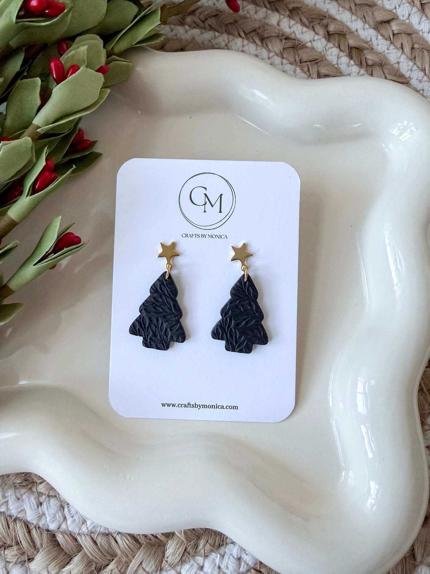 Clay Christmas Trees