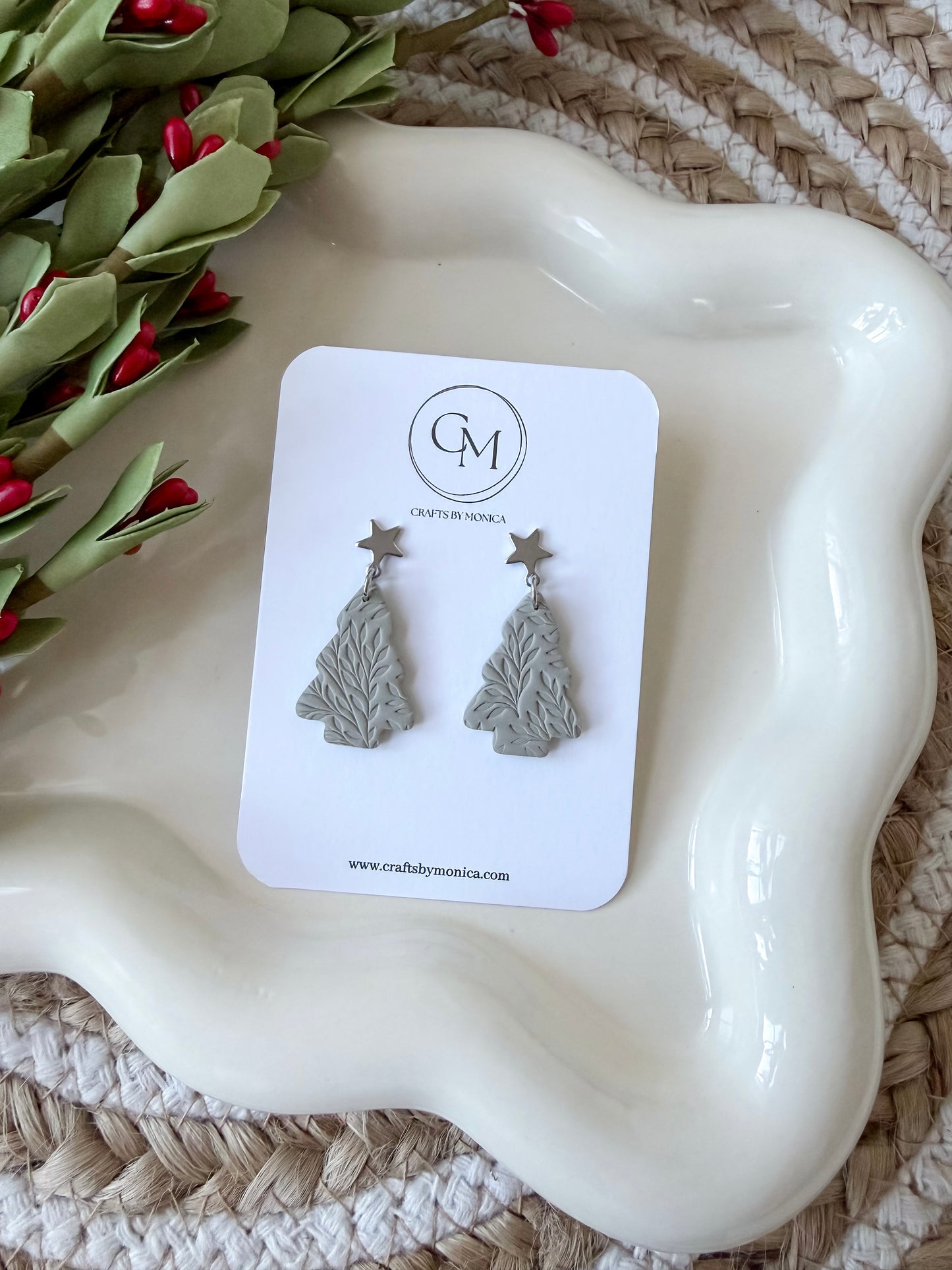 Clay Christmas Trees