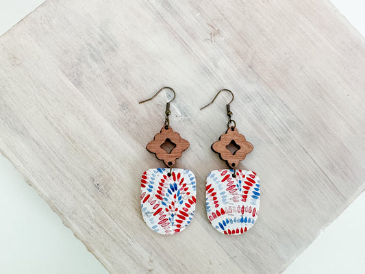 Ella Red, White & Blue Rainbow