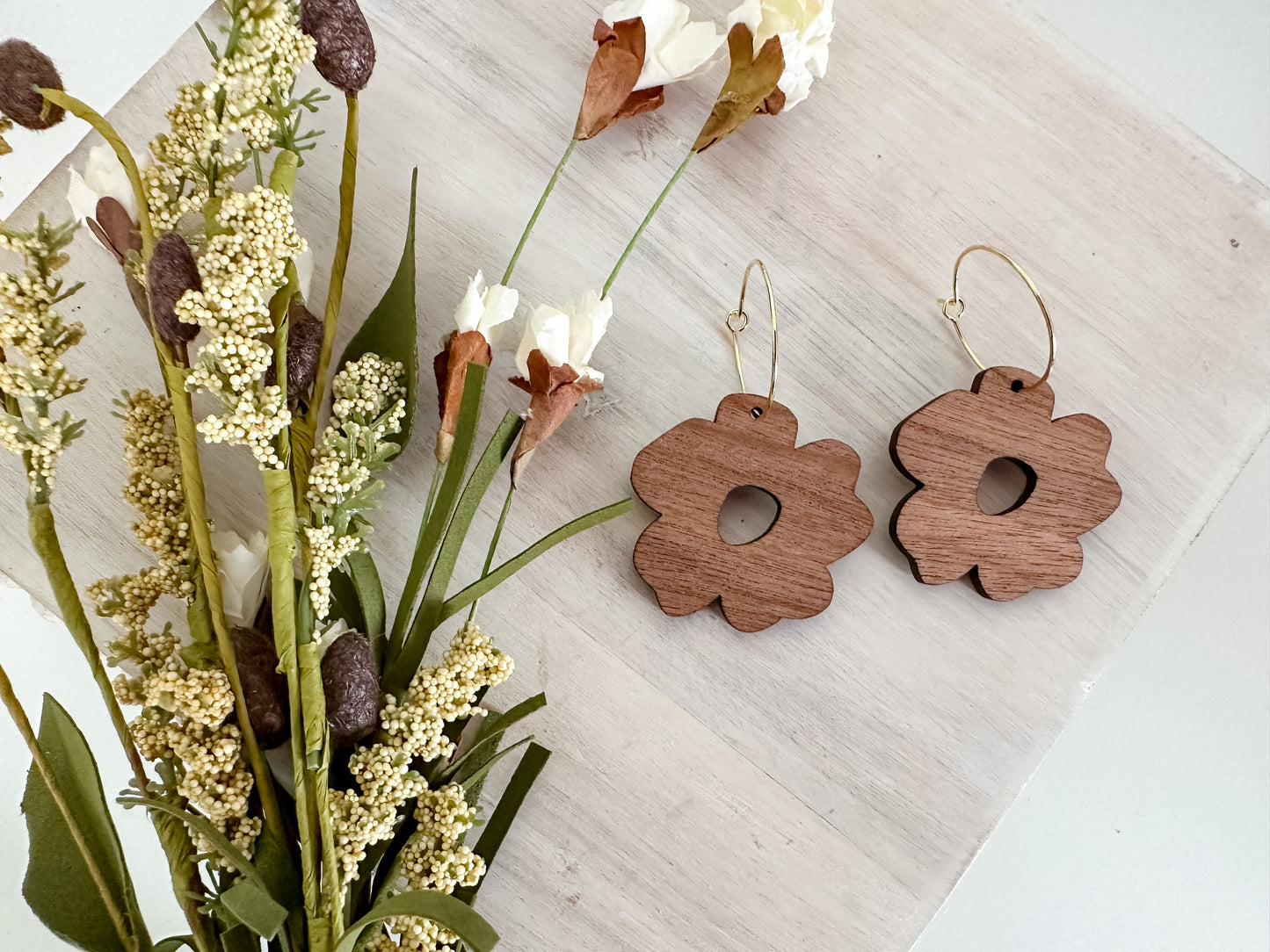 Wooden Floral (multiple styles available)