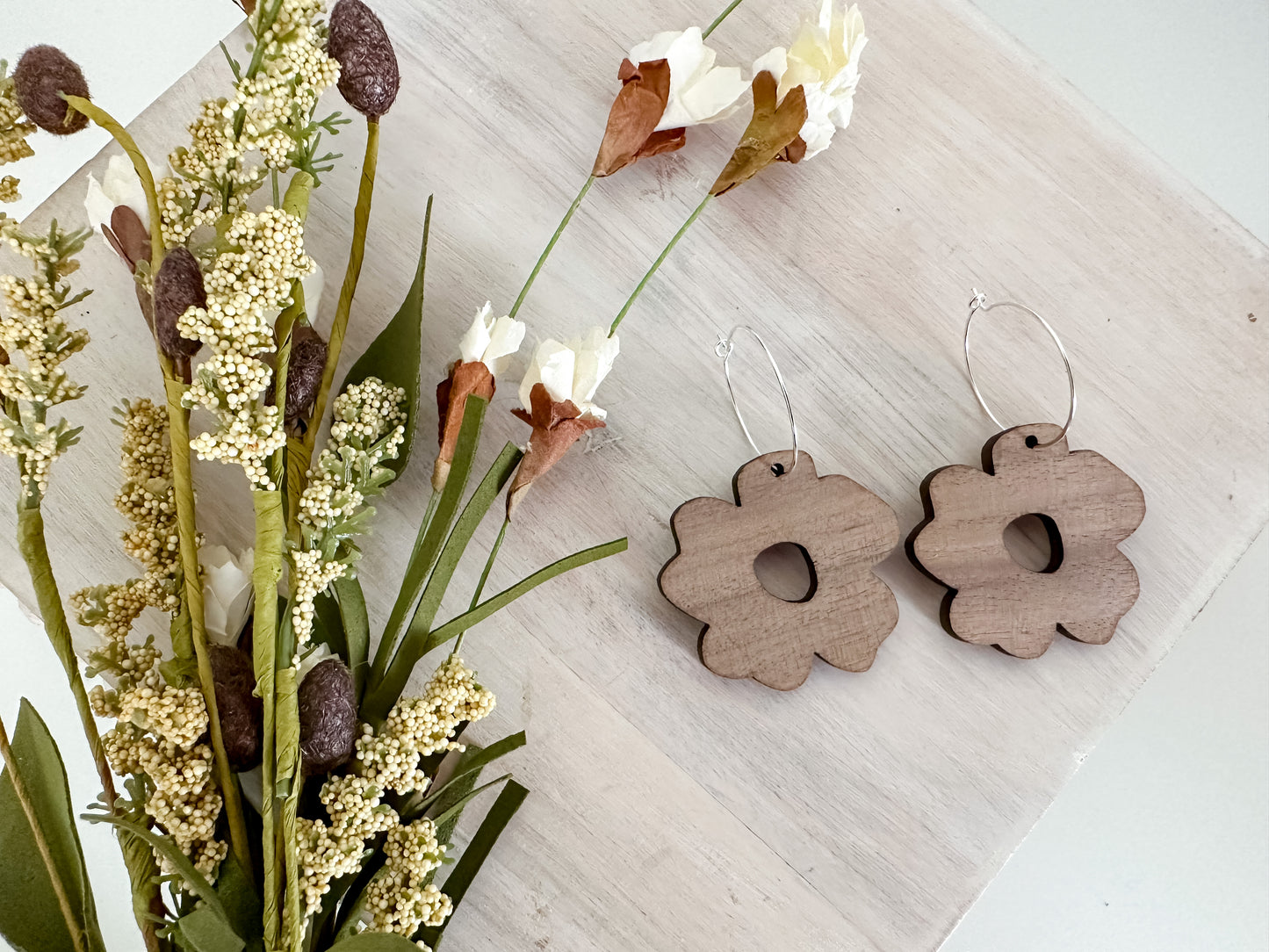 Wooden Floral (multiple styles available)